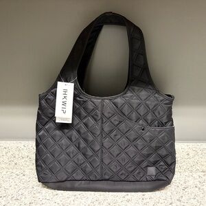 New! IHKWIP Black Quilted Tote